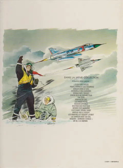 Verso de l'album Tanguy et Laverdure Tome 5 Mirage sur l'Orient