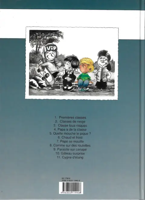 Verso de l'album Cédric Tome 6 Chaud et froid