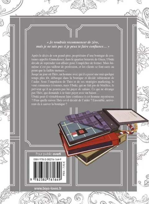 Verso de l'album Bienvenue chez Ginmokusei 1