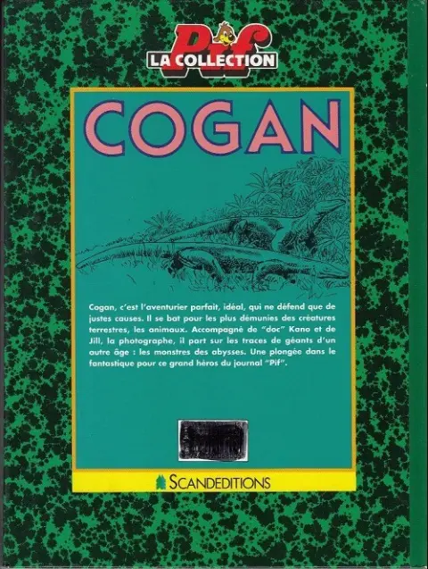 Verso de l'album Cogan Tome 3 Les monstres des abysses
