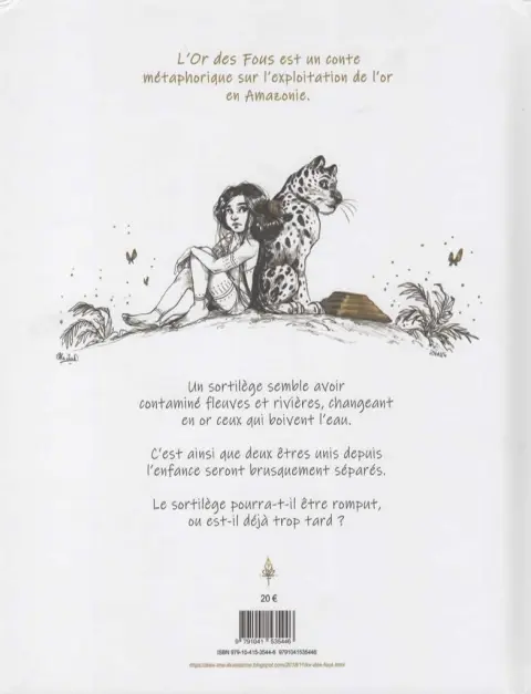 Verso de l'album L'Or des Fous