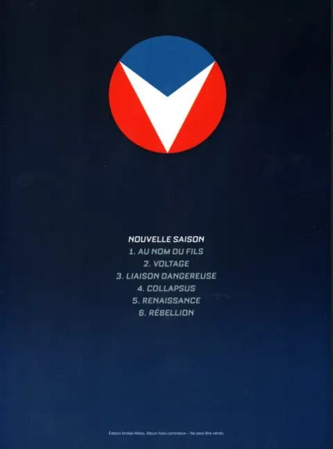 Verso de l'album Michel Vaillant Tome 6 Rébellion