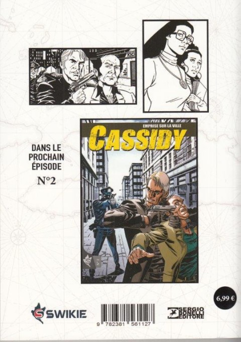 Verso de l'album Cassidy N° 1 Le dernier Blues