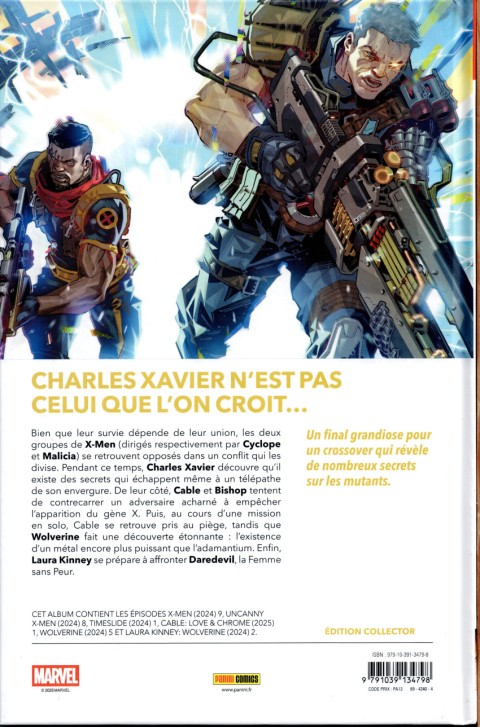 Verso de l'album X-Men 12