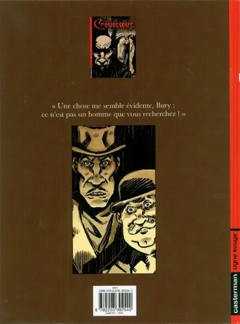 Verso de l'album Crèvecœur Tome 1 Prométhée