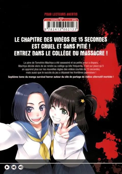 Verso de l'album Dead Tube 7