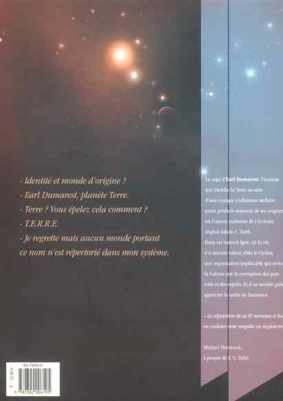 Verso de l'album Dumarest, l'Aventurier des étoiles Tome 1 Les vents de Gath