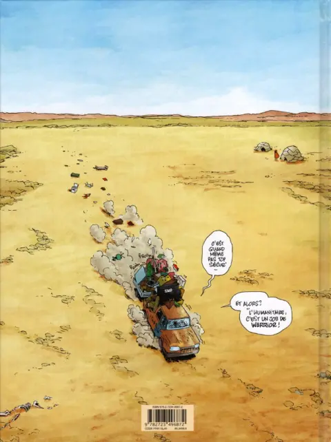 Verso de l'album Les Friend doctors Leur mission : sauver le monde