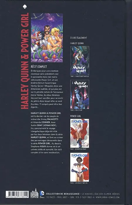 Verso de l'album Harley Quinn & Power Girl