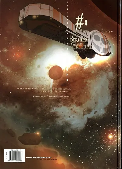 Verso de l'album Kookaburra Universe Tome 8 Le dernier vol de l'enclume