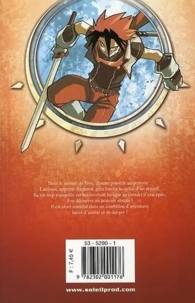 Verso de l'album Lanfeust Quest 2