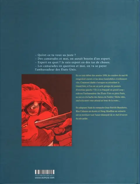 Verso de l'album Nada
