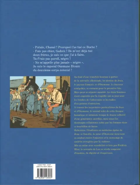 Verso de l'album Amère patrie Seconde partie
