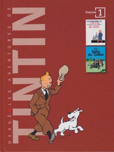 Couverture de l'album Tintin, coffret mini-intégrales Volume 1