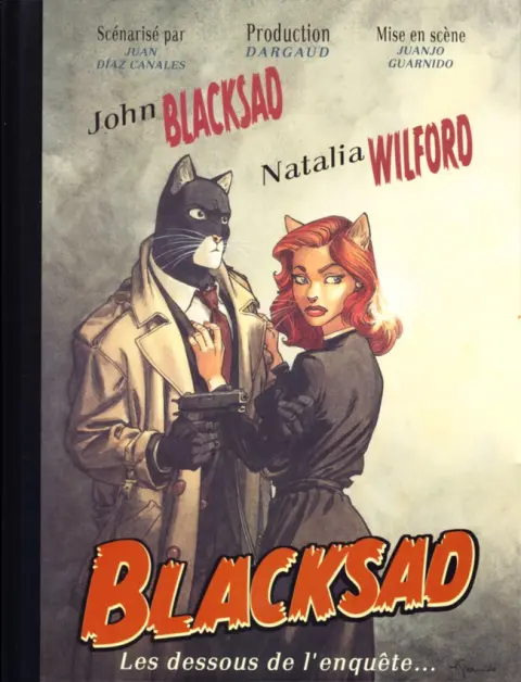 Couverture de l'album Blacksad Les dessous de l'enquête...