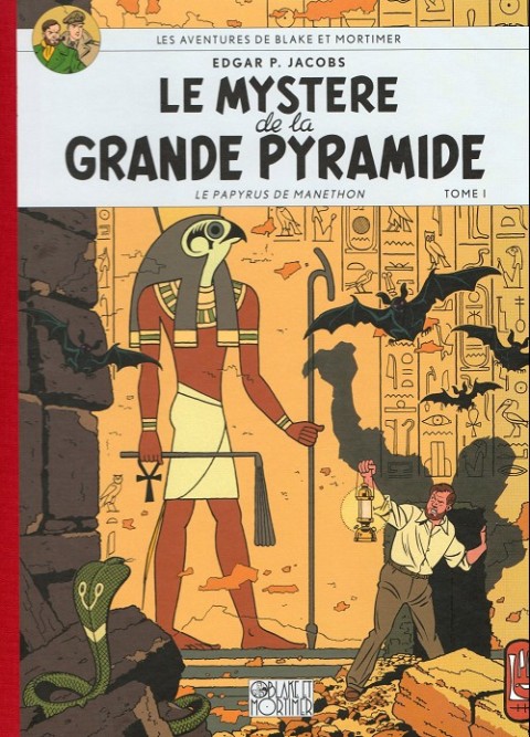 Couverture de l'album Blake et Mortimer Tome 4 Le Mystère de la Grande Pyramide - Tome I - Le Papyrus de Manethon