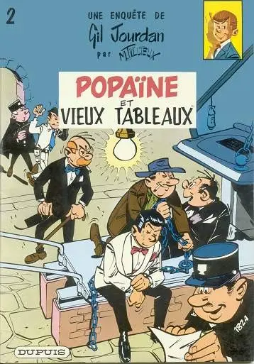 Couverture de l'album Gil Jourdan Tome 2 Popaïne et vieux tableaux