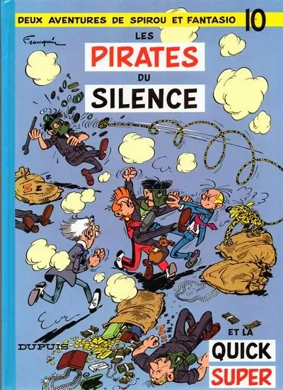 Couverture de l'album Spirou et Fantasio Tome 10 Les pirates du silence
