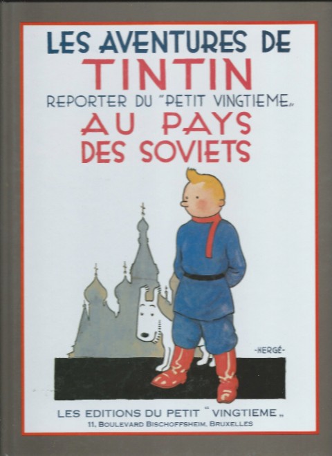 Couverture de l'album Tintin Tome 1 Tintin au pays des Soviets