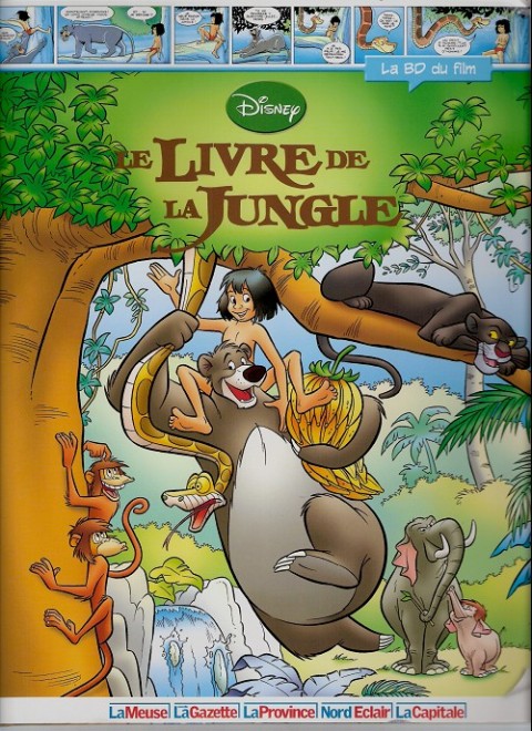 Couverture de l'album Disney (La BD du film) Tome 11 Le livre de la jungle