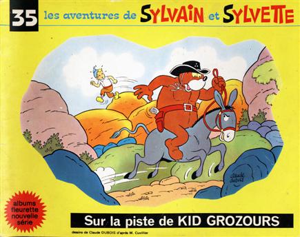 Couverture de l'album Sylvain et Sylvette Tome 35 Sur la piste de Kid Grozours