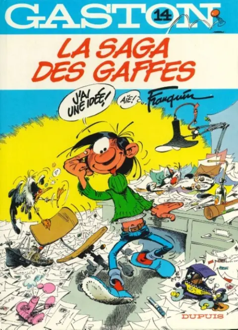 Couverture de l'album Gaston Tome 14 La saga des gaffes