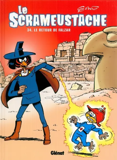Couverture de l'album Le Scrameustache Tome 34 Le retour de Falzar