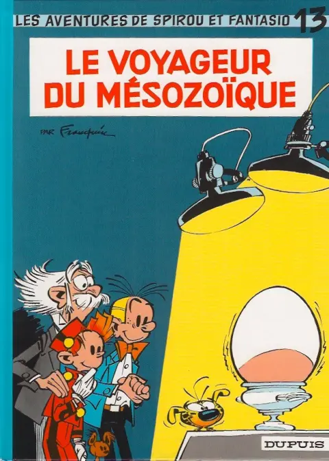 Couverture de l'album Spirou et Fantasio Tome 13 Le voyageur du Mésozoïque