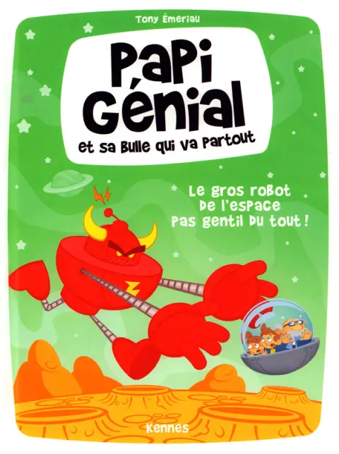 Papi Génial et sa bulle qui va partout