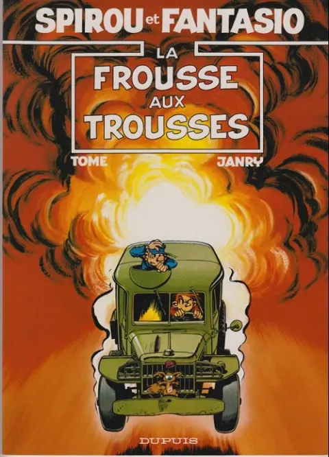 Couverture de l'album Spirou et Fantasio Tome 40 La frousse aux trousses