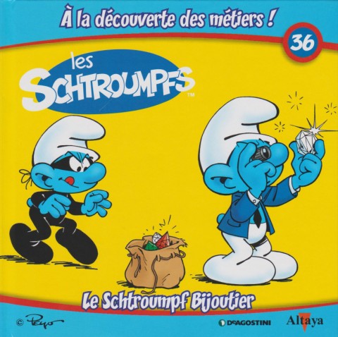 Couverture de l'album Les schtroumpfs - À la découverte des métiers ! 36 Le Schtroumpf Bijoutier