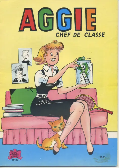 Couverture de l'album Aggie N° 20 Aggie chef de classe