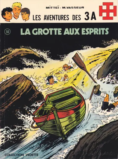 Les aventures des 3 A Tome 7 La grotte aux esprits