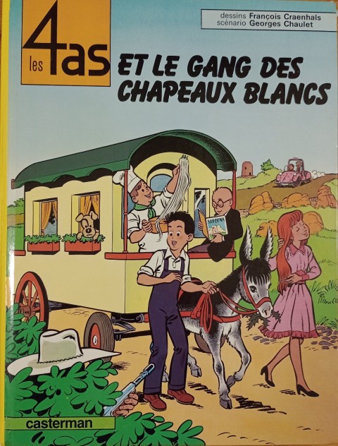 Couverture de l'album Les 4 as Tome 15 Les 4 as et le gang des chapeaux blancs