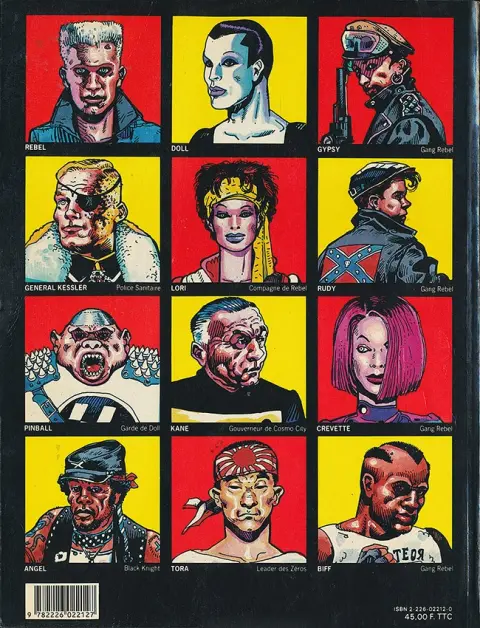Verso de l'album Rebel