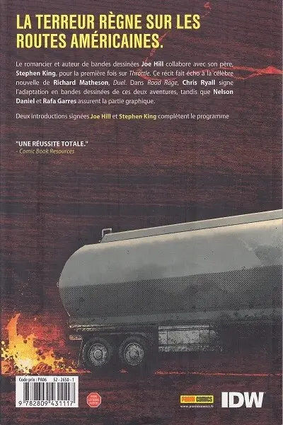 Verso de l'album Road Rage