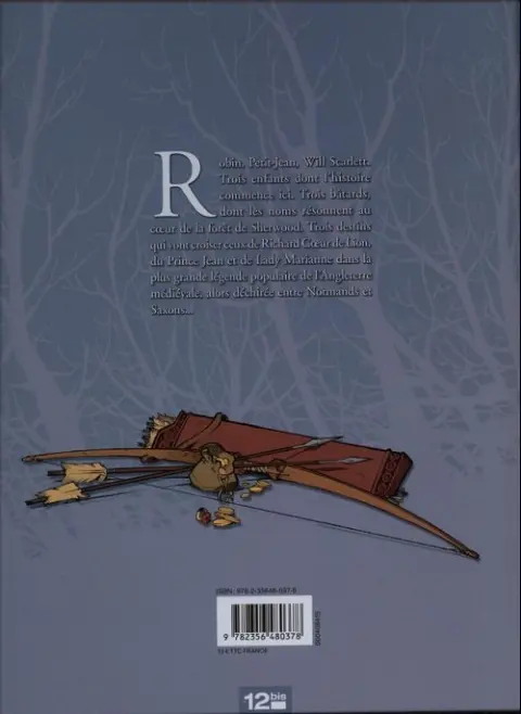 Verso de l'album Robin Tome 1 Les trois bâtards