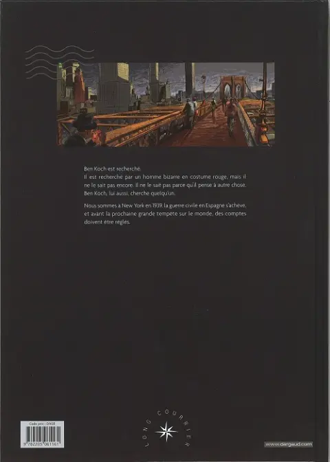 Verso de l'album Les serpents aveugles
