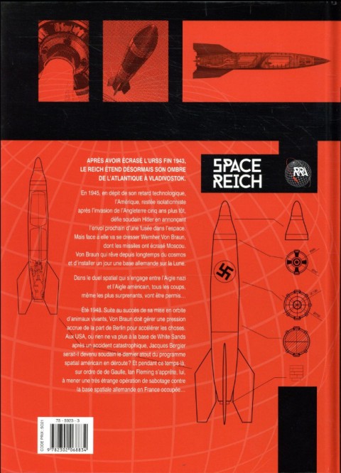 Verso de l'album Space Reich Tome 3 Objectif Von Braun