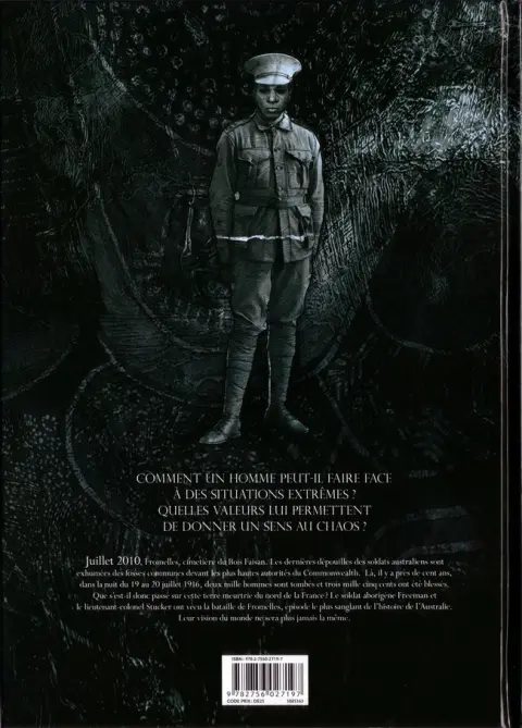 Verso de l'album Le Temps du rêve Tome 2 Fromelles