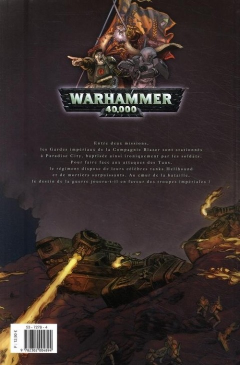 Verso de l'album Warhammer 40,000 5 À l'épreuve du feu