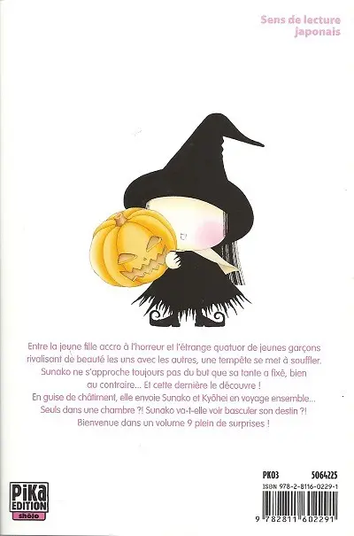 Verso de l'album Yamato Nadeshiko 9