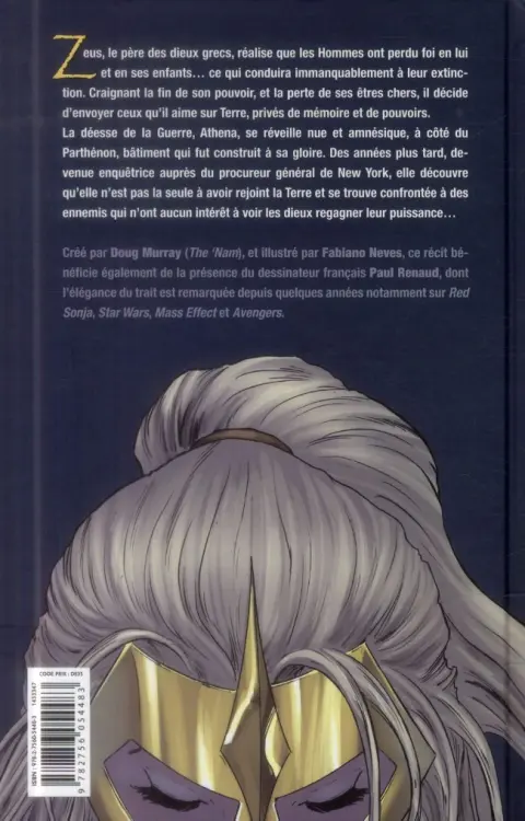 Verso de l'album Athena
