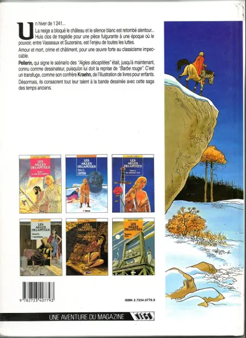 Verso de l'album Les Aigles décapitées Tome 2 L'héritier sans nom