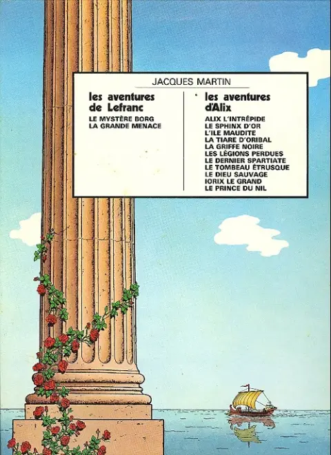 Verso de l'album Alix Tome 9 Le Dieu sauvage