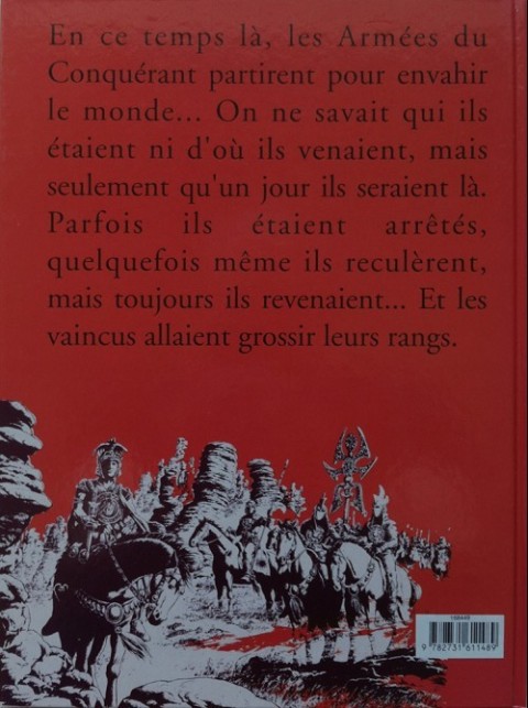Verso de l'album Les Armées du conquérant
