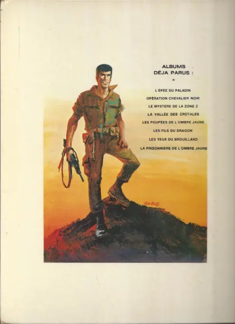 Verso de l'album Bob Morane Tome 11 Les poupées de l'ombre jaune
