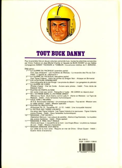 Verso de l'album Tout Buck Danny Tome 6 De l'Extrême-Nord à l'Extrême-Orient