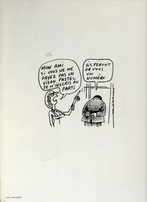 Verso de l'album C'est dur d'être patron