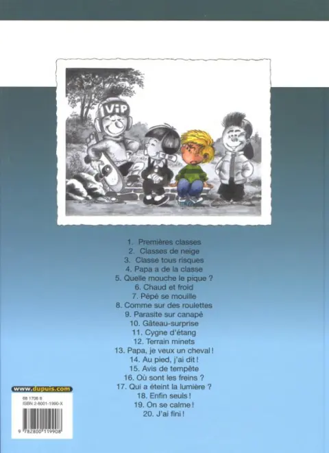 Verso de l'album Cédric Tome 6 Chaud et froid